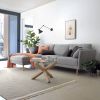 Kave Home Loungebank 'Gilma' Links/Rechts, Naturel Poot, kleur Lichtgrijs online kopen