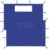 VidaXL Prieelzijwanden met ramen 2 st blauw online kopen