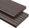VIDAXL Terrasplanken met accessoires 16 m², 2, 2 m HKC donkerbruin online kopen