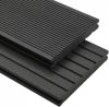 VIDAXL Terrasplanken met accessoires 26 m&#xB2, 2, 2 m massief HKC zwart online kopen