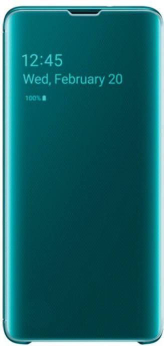 Samsung Galaxy S10 Clear View Cover EF ZG973CGEGWW(Bulk) Groen -  Stofzuigerswebshop.be